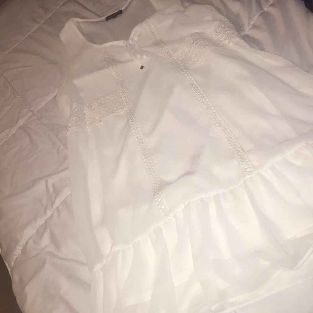 White boho dress